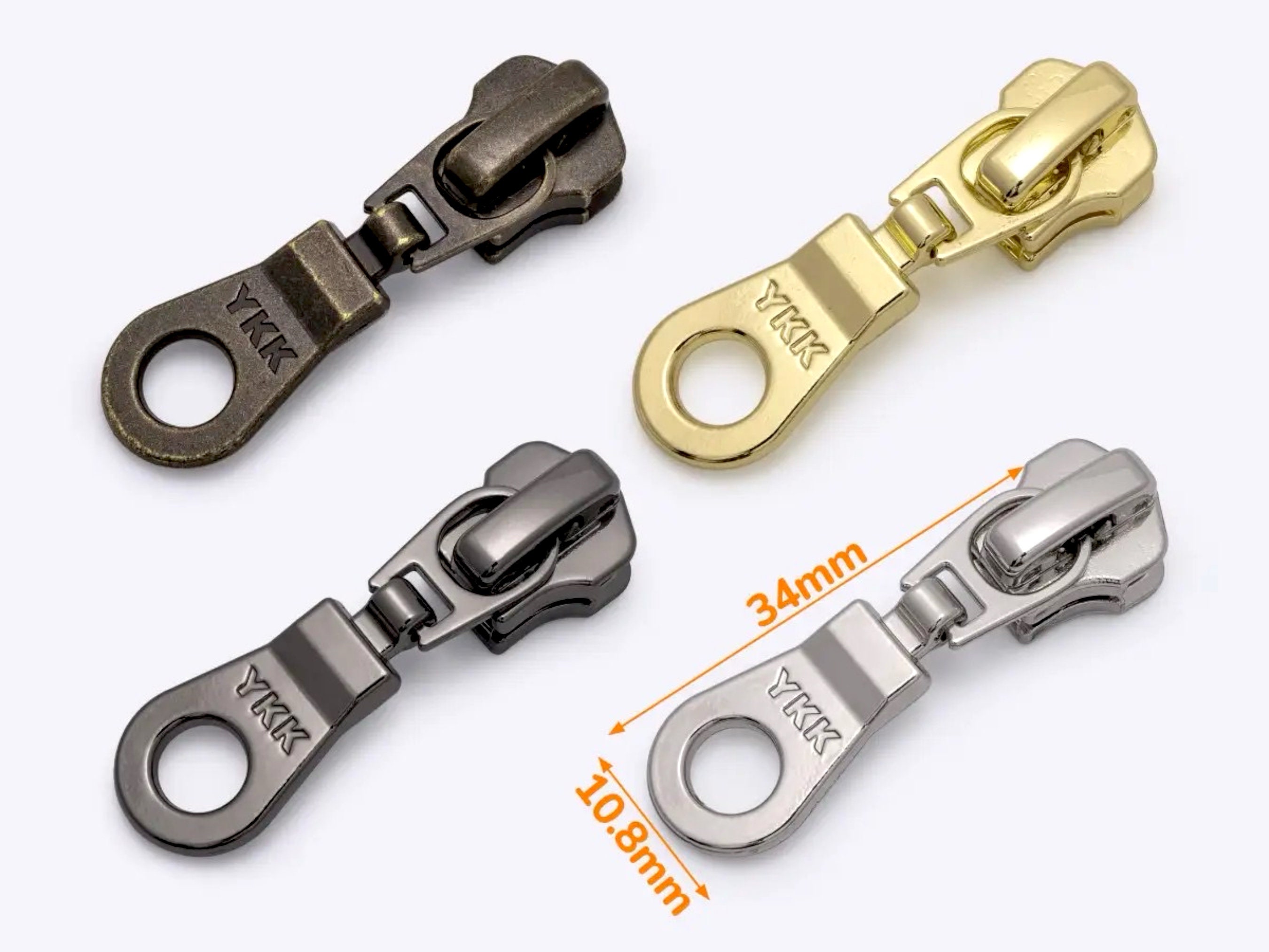 YKK Slider With Metal Two-way Zipper No. 5 DA8MSL1 - Etsy