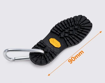 Vibram branded mini rubber sole Keychain