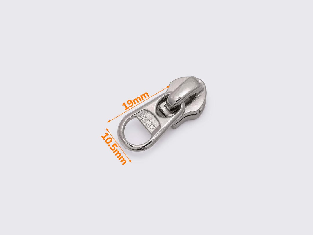 YKK Slider With Reverse for Spiral Plastic Zipper No. 5 DFB2W Nickel - Etsy