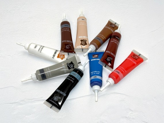 Liquid Leather Dye BELINO CUIR for Repairing Leather Goods, 20 ml (11 colors to choose from)