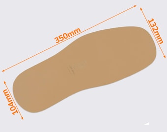 Leather Sole CUOIFICIO LaQuerce Italian Quality Repair Shoe Production Handmade 4-5.5 mm 1 Pair