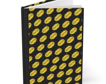 Vibram Honeycomb Pattern Journal | Yellow Bee Hexagon Hardcover Matte