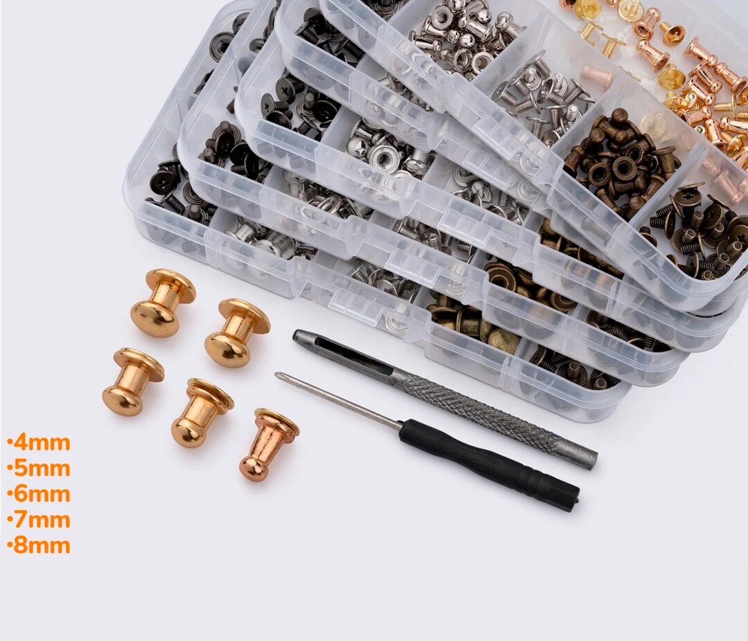 Screw Configuration Kit Holster Screw Installation Kit 4 Colors Tool Punch Leathercraft ...