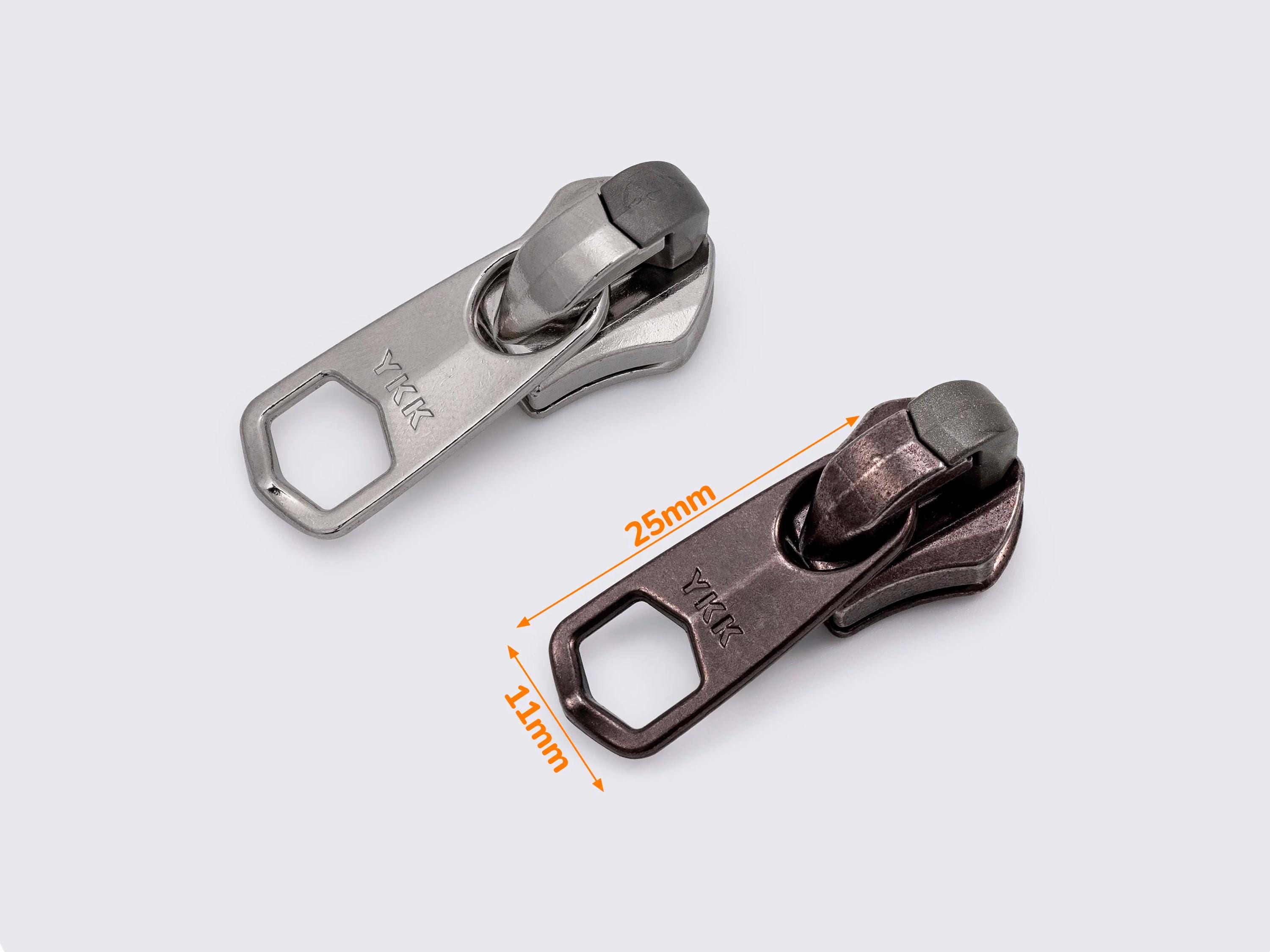 ＹＫＫ　2点購入 YKK EYL Slider With Plastic Zipper for Suitcases and Bags No. 8