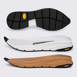 Shoe Sole for Sneakers VIBRAM AUGUST 893CS caramel/white Size 37-46
