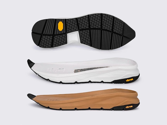 スニーカー用ソール VIBRAM AUGUST 893CS キャラメル/ホワイト サイズ