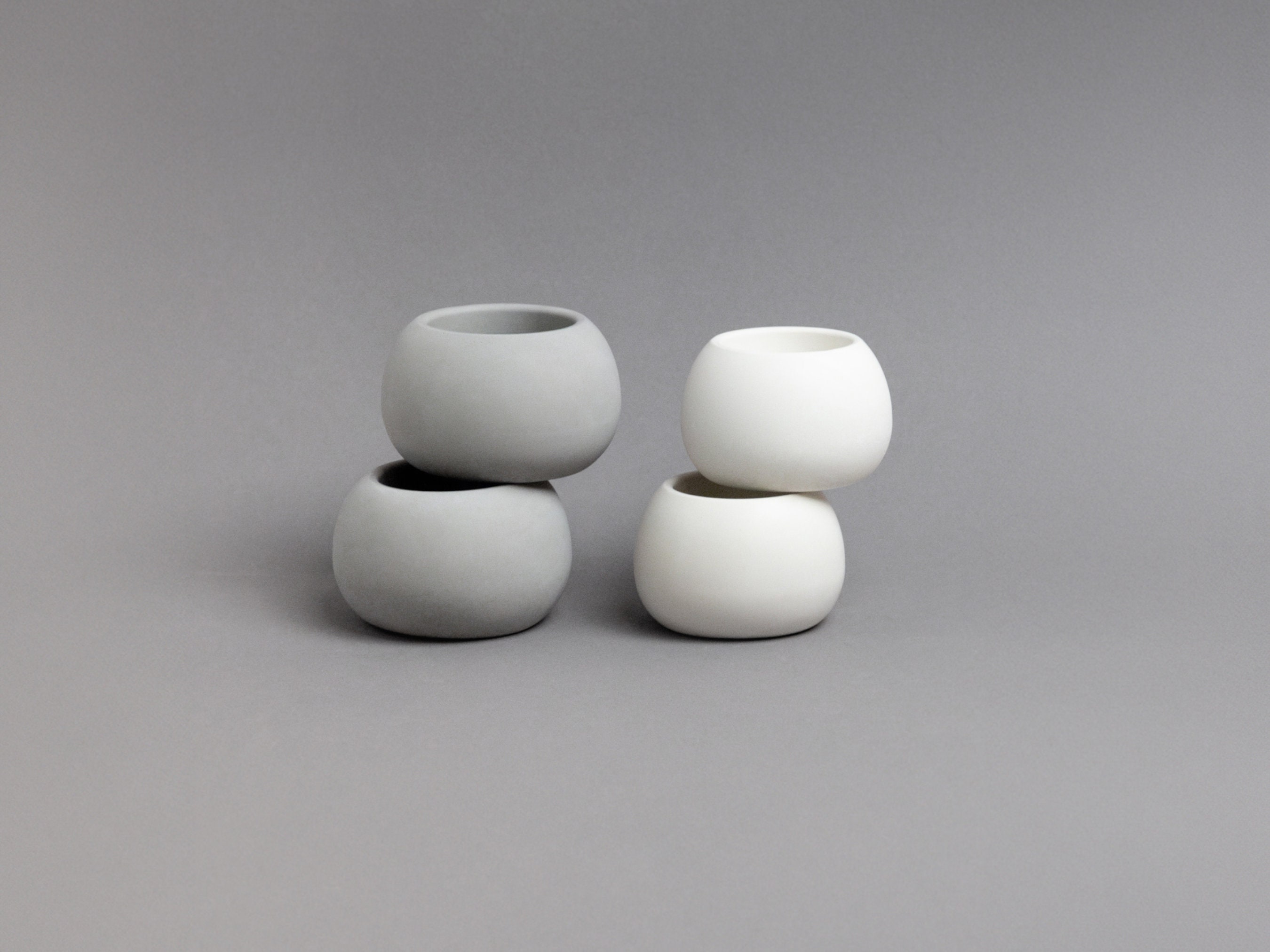Vaso in cemento SHAR Portacandele compatto Vasi da fiori in cemento di design Vasi per piante grasse in cemento Decorazione 10 pezzi