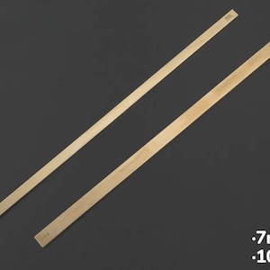 Leather Craft Metal Ruler for Working with Leather OKA Japan 247mm