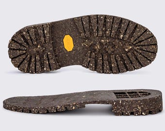 Shoe Sole Vibram MISTER TANK 1249 Italy Work Boots Repair Eco Natural Rubber