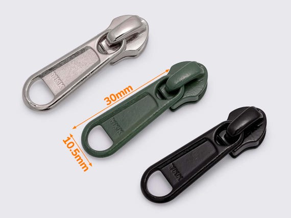 YKK Slider With Plastic Zipper No. 5 RC DFL - Etsy Hong Kong