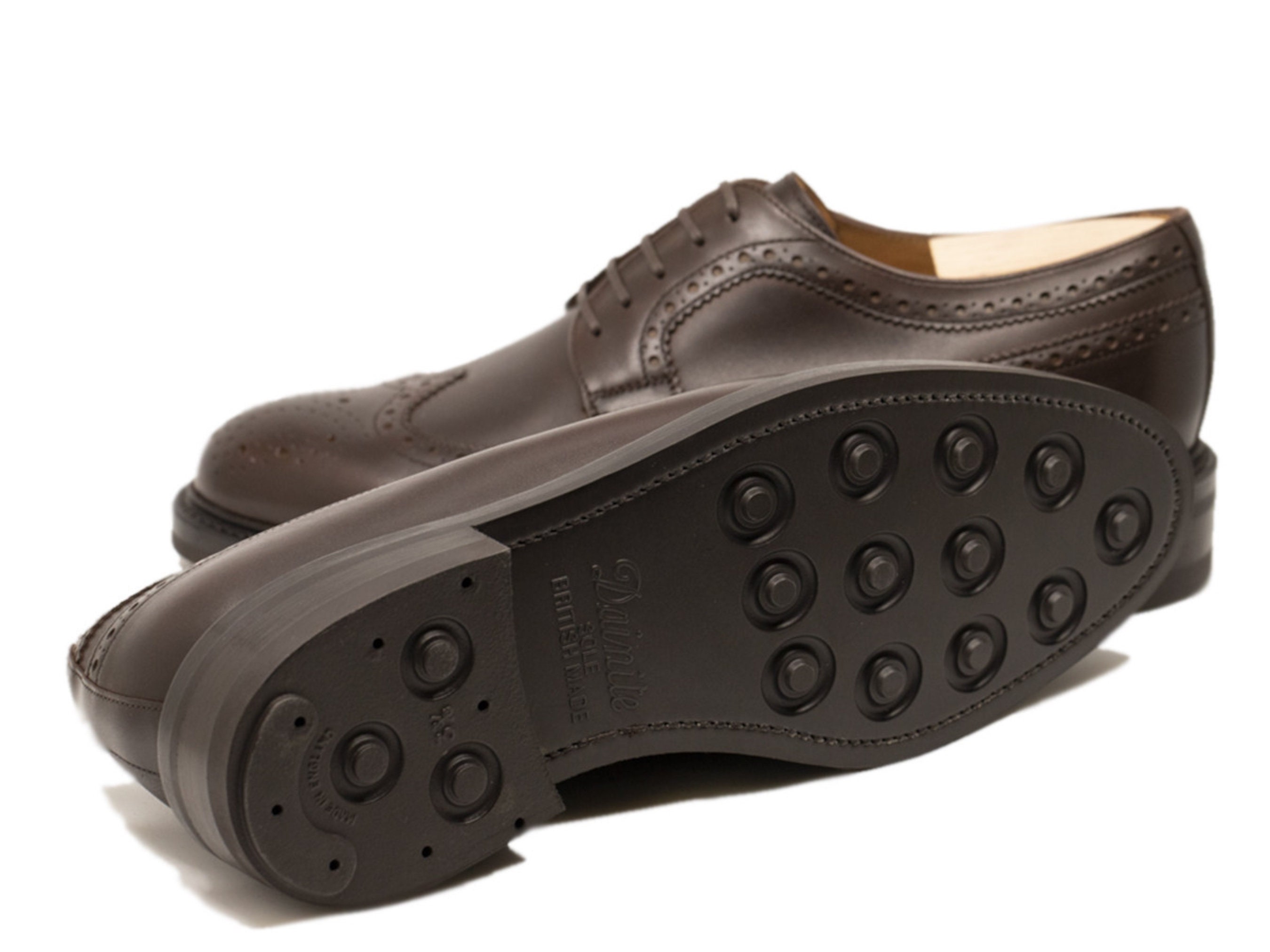 98756 / BLACK (DAINITE SOLE) 未使用 8 1/2 Dainite black rubber sole with studded heel toplift – ZEGZUG