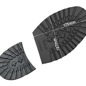 Dainite Logger Shoe Heels and Sole British Made Shoe Repair Various Size black