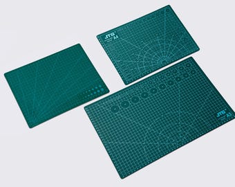 Double-sided Cutting Mat for Leather and Fabric Green A3 | A4