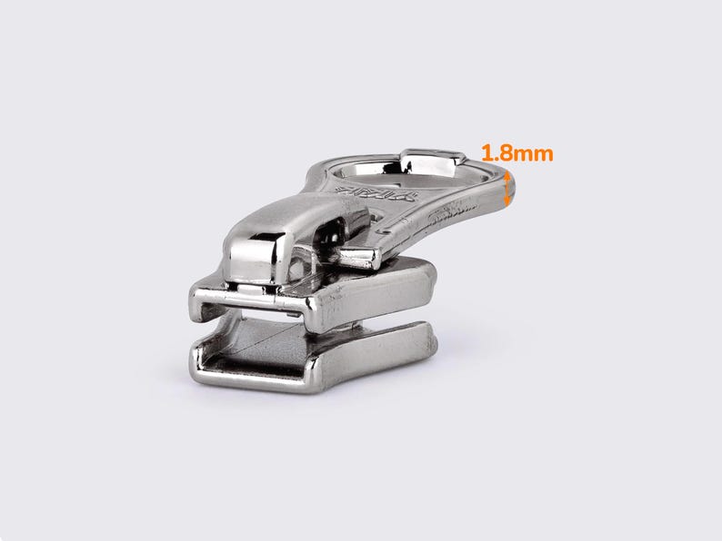 Zipper Runner Types YKK Slider Zipper Runner for Tractor Zipper No. 5, Nickel | Black Color ...