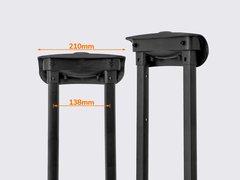 Telescopic Retractable Luggage Handle With Button – 2-position ...