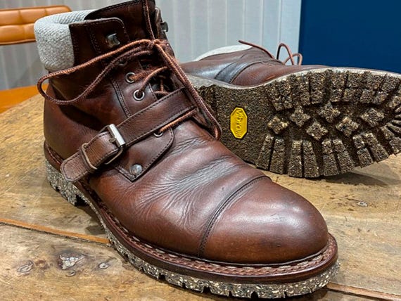 Shoe Sole Vibram MISTER TANK 1249 Italy Work Boots Repair Shoe Sole Vibram MISTER TANK 1249 Italy Work Boots Repair