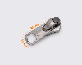 YKK EYL Slider with Plastic Zipper for Suitcases and Bags No. 8 ZF5W Nickel