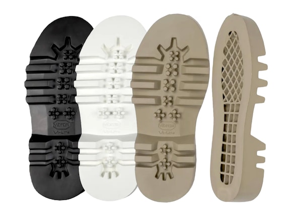 Shoe Sole for VIBRAM TWEETY 9107 Black/white/sand Size 34-47 Shoe Sole for VIBRAM TWEETY 9107 Black/white/sand Size 34-47