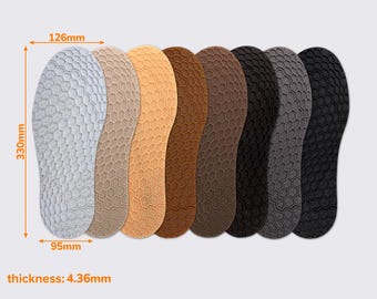 Universal Rubber Shoe Sole 330 mm | Cut-to-Size Outsole for Shoe Repair – 4 mm Thick – Multiple Colors art.878