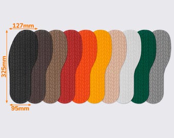 Universal Rubber Shoe Sole 325 mm | Cut-to-Size Outsole for Shoe Repair – 4 mm Thick – Multiple Colors art.100