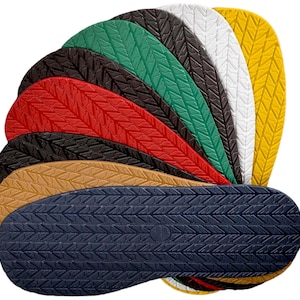 Prevention Sole for Shoes TRIP Dunlop Italy 350 mm thickness 6mm 9 colors to choose