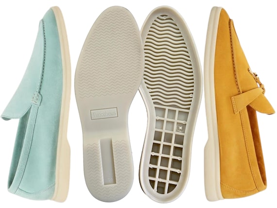 Replacement Loafer Moccasin Shoe Sole – Durable Rubber Outsole for DIY Shoe Repair and Craft Projects