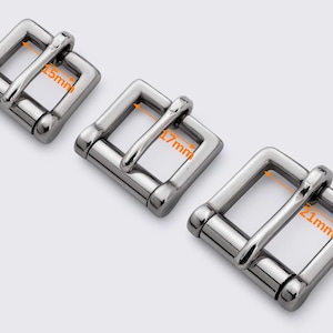 Universal Stainless Steel Belt Buckle 15-21mm MD-0032 Classic Vintage Leathercraft Strap High Quality