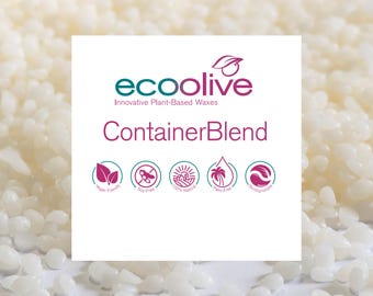 EcoOlive Container Blend Natural Olive Wax for Container Candles Great Britain 0.25-5 kg (0.5lb / 1lb / 2lb / 11lb)