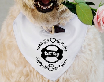 Best Dog and Dog Of Honor SVG, Wedding Party Pet SVG, Wedding SVG