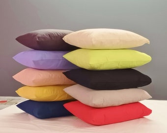Baby pillowcase 30x30 cm 30x40 cm 30x50 cm 30x60 cm 35x45 cm 35x55 cm Cushion cover 100% COTTON WIDE DYED