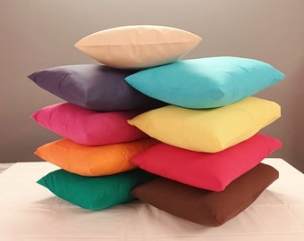 Baby pillowcase 30x30 cm 30x40 cm 30x50 cm 30x60 cm 35x45 cm 35x55 cm Cushion cover / 9 colors to choose from