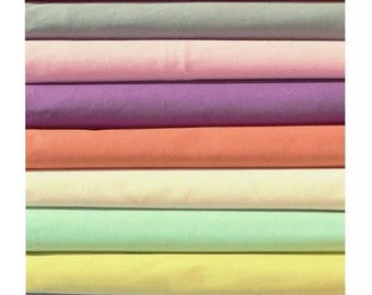 100x140 cm - Copripiumino per neonati 100x140 cm 100% cotone tinta unita o stampato reversibile Biancheria da letto francese per bambini / 40 colori tra cui scegliere