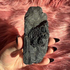Stunning Extra Large Raw Black Tourmaline Chunk - (60)