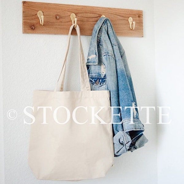 Mockup, Mock up, Tote, Eco Tote, Tan, Printful EC800 Tote