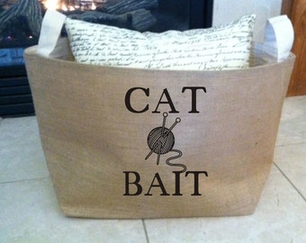 small cat toy basket