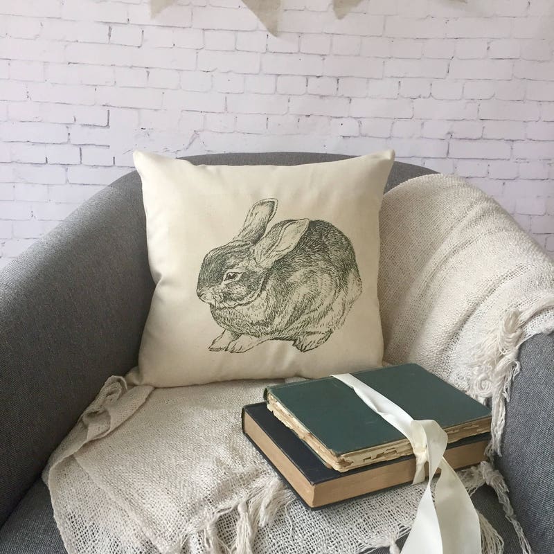 Bunny Rabbit Pillow - Etsy