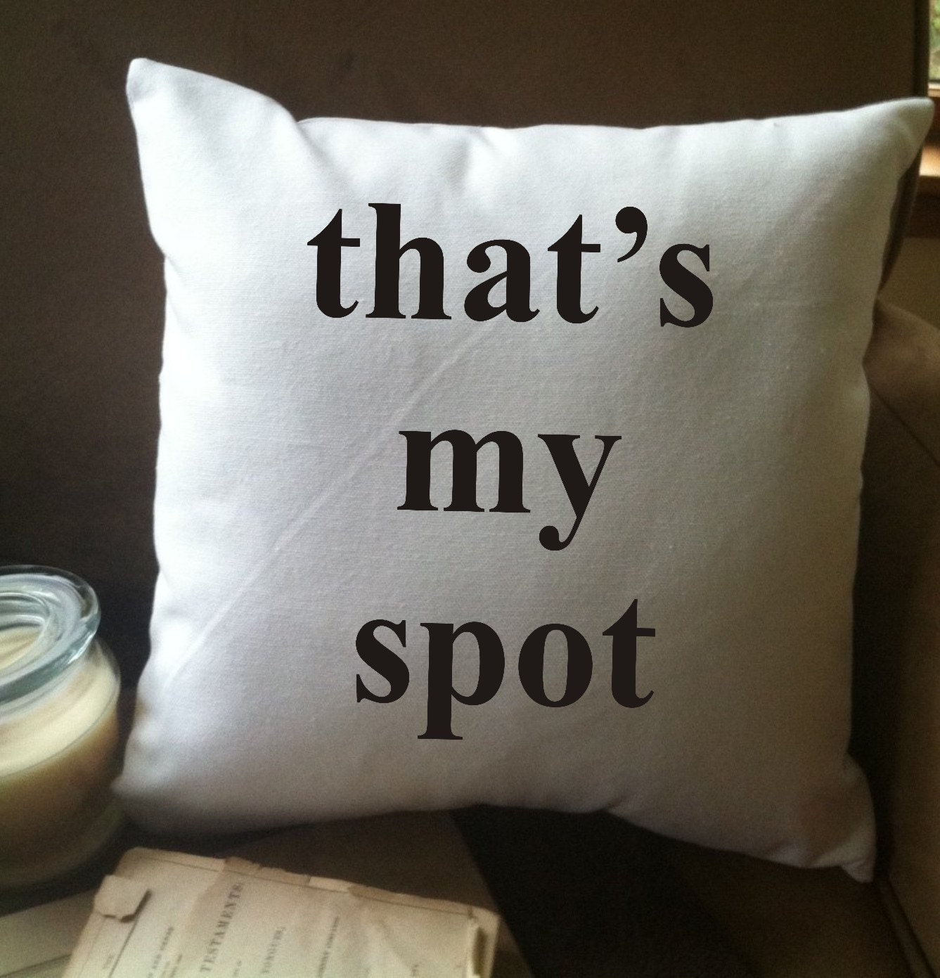 My Spot For Watching Christmas Movies - Personalized Pocket Pillow (Insert  Included)