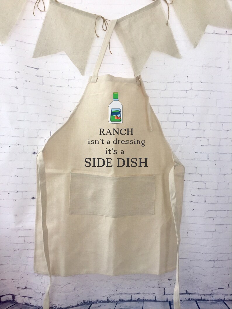 Ranch Dressing Lover Apron Bridal Shower Gift Novelty Apron Etsy