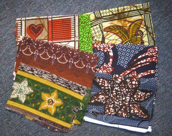 African Fabric Fat Quarters, Fat Quarters, African Cotton Fabric, Sewing & Fiber, Material, Quilting, Craft Supplies