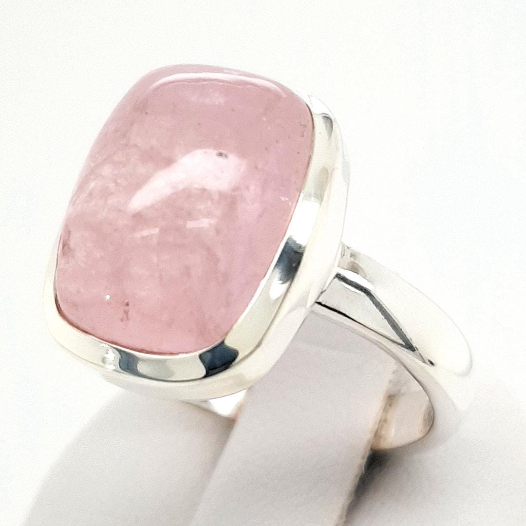 モルガナイト スターリングシルバー リング 57.75 - Etsy 日本