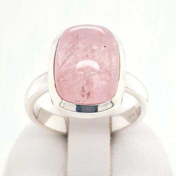 モルガナイト スターリングシルバー リング 57.75 - Etsy 日本