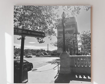 Paris | Digital Photography | Black And White Photography | Black And White Art | Digital Photo | Arc De Triomphe | City Photography