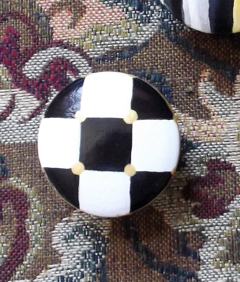 Set of FOUR 1 1/2 Knobs Whimsical Handpainted Etsy