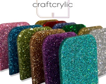 Glitter Acrylic Sheet, 1/8" Craft Acrylic, Laser Cutting