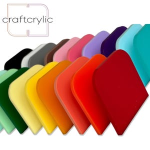 Matte/Glossy Acrylic, Glowforge Pro & Plus Machine bundle  1/8&quot; Acrylic Sheets Sized 12&quot; x 19&quot;, Masked acrylic, Bundle Acrylic