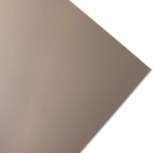 Mocha Matte Pastel Acrylic 1/8" thick  Sheets Sized 12" x 19", Mask on both sides . Matte only on one side .