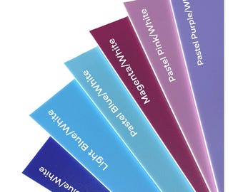 Duals Cast acrylic sheets - 3mm 12"x19"