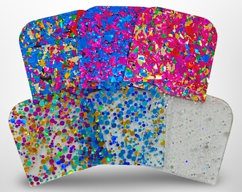 Confetti Glitter Acrylic Sheet Bundle, 1/8" Laser Crafts