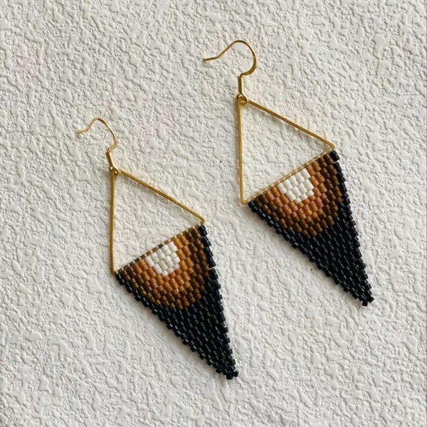 Handmade beaded earrings