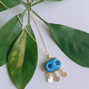 Assyrian Evil Eye Necklace -Handmade Jewelry-Reyyan Necklace- Protective Jewelry -Natural Stone Necklace -EthnicJewelry-925  Silver Necklace